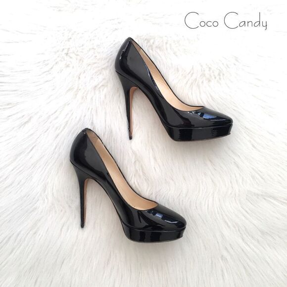 🔃Jimmy Choo Cosmic Black Patent Leather Heels - Picture 10 of 14